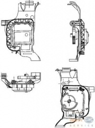 Регулировочный элемент BEHR HELLA SERVICE 6NW 351 344-031