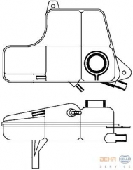 Резервуар BEHR HELLA SERVICE 8MA 376 704-891