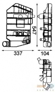 Резервуар BEHR HELLA SERVICE 8MA 376 705-071