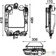 Резервуар BEHR HELLA SERVICE 8MA 376 705-291
