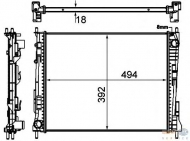 Теплообменник BEHR HELLA SERVICE 8MK 376 746-751