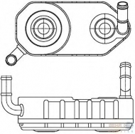 Теплообменник BEHR HELLA SERVICE 8MO 376 787-671