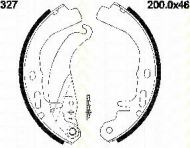 Комлект тормозных накладок TRISCAN 8100 24327