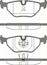 Комплект тормозных колодок TRISCAN 8110 11899
