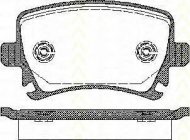 Комплект тормозных колодок TRISCAN 8110 29052