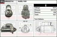 Стартер DELCO REMY DRS0214