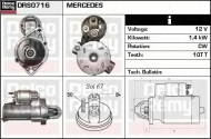 Стартер DELCO REMY DRS0716