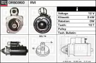 Стартер DELCO REMY DRS0960
