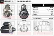 Стартер DELCO REMY DRS1831