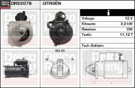 Стартер DELCO REMY DRS3078