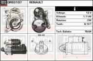Стартер DELCO REMY DRS3107