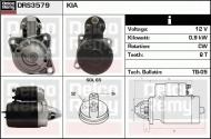 Стартер DELCO REMY DRS3579