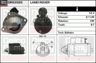 Стартер DELCO REMY DRS3593