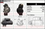 Стартер DELCO REMY DRS3737