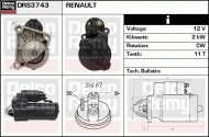 Стартер DELCO REMY DRS3743