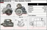 Стартер DELCO REMY DRS3976