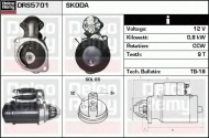 Стартер DELCO REMY DRS5701