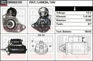 Стартер DELCO REMY DRS6230