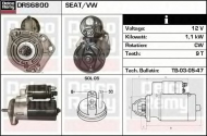 Стартер DELCO REMY DRS6800