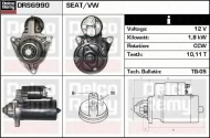 Стартер DELCO REMY DRS6990