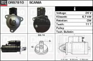 Стартер DELCO REMY DRS7810
