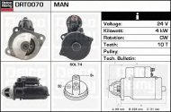 Стартер DELCO REMY DRT0070