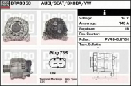 Генератор DELCO REMY DRA0353