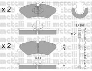 Комплект тормозных колодок METELLI 22-0571-1K