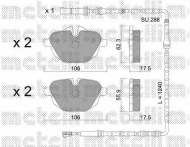 Комплект тормозных колодок METELLI 22-0920-1K