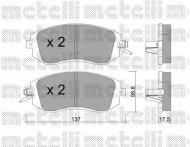 Комплект тормозных колодок METELLI 22-0500-1