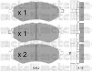 Комплект тормозных колодок METELLI 22-0508-1