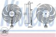 Вентилятор NISSENS 85545