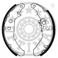 Комлект тормозных накладок OPTIMAL BB-1850