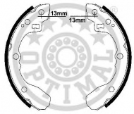 Комлект тормозных накладок OPTIMAL BB-7274