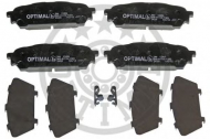 Комплект тормозных колодок OPTIMAL 12406