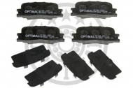 Комплект тормозных колодок OPTIMAL 12412