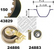 Ременный комплект MAPCO 23831