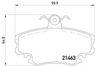 Комплект тормозных колодок PAGID T1629