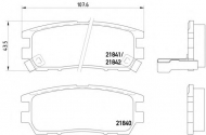 Комплект тормозных колодок PAGID T3019