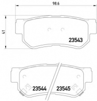 Комплект тормозных колодок PAGID T1305