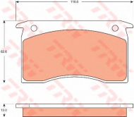 Комплект тормозных колодок TRW GDB7599