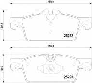 Комплект тормозных колодок PAGID T2041