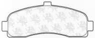 Комплект тормозных колодок QH Benelux BP609