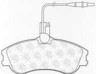 Комплект тормозных колодок QH Benelux BP968