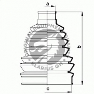 Комплект пыльника QH Benelux QJB747