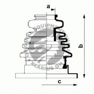 Комплект пыльника QH Benelux QJB653