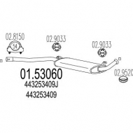 Амортизатор MTS 01.53060