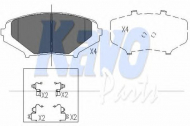 Комплект тормозных колодок KAVO PARTS KBP-4546