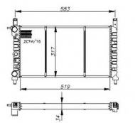 Теплообменник NRF 58732