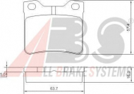 Комплект тормозных колодок A.B.S. 36975 OE